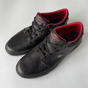Lacoste Bayliss Vulc Black Leather Sneakers